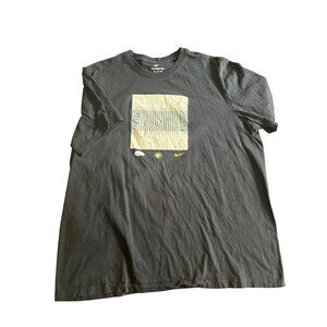 The Nike Tee Animal Print Swoosh Streetwear Black Crewneck T-shirt XXL